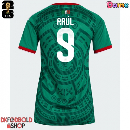 Mexico Raul Jimenez #9 Hjemmebanetrøje Dame VM 2026 Kort ærmer